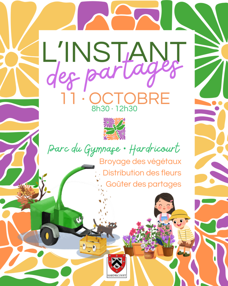 L'instant des partages octobre