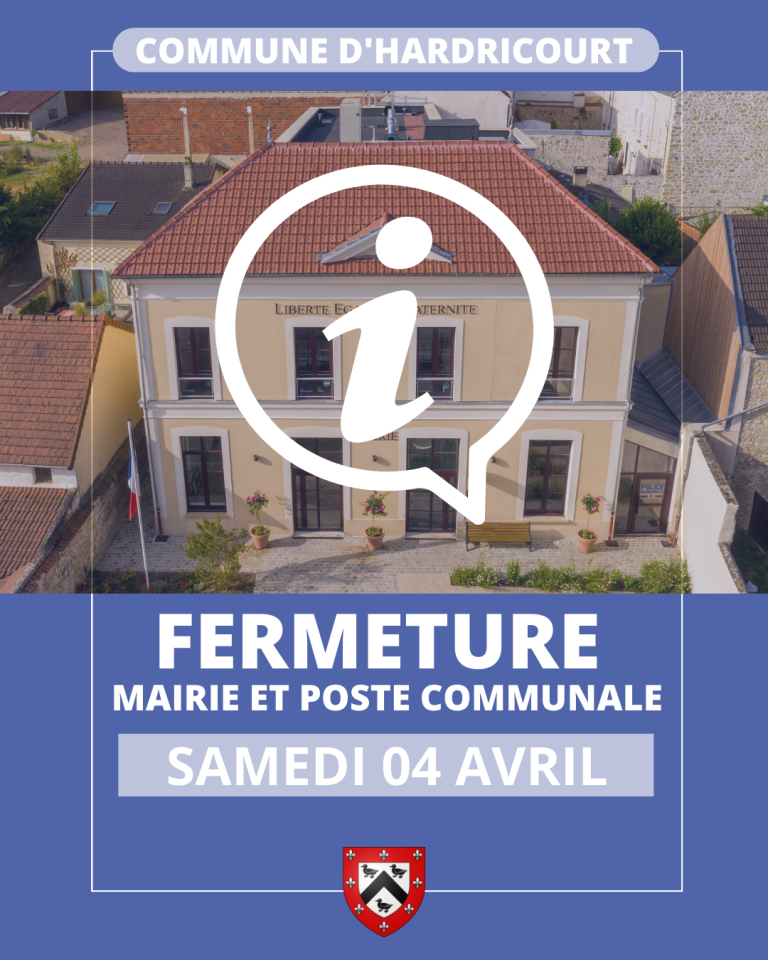 fermeture mairie avril